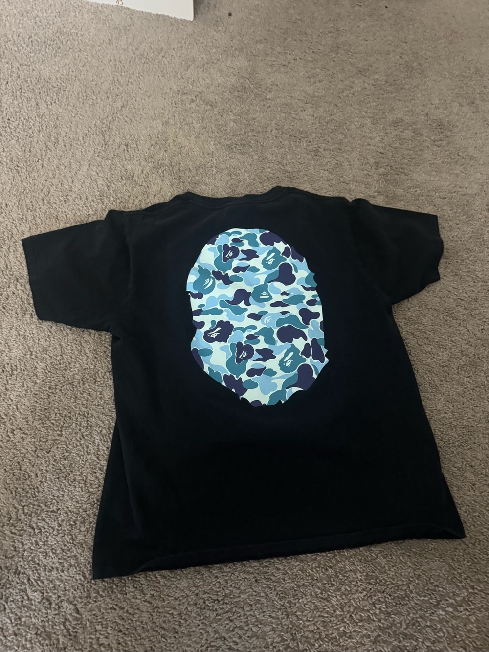 Blue Multicolor Bape Tee - Picture 2 of 4